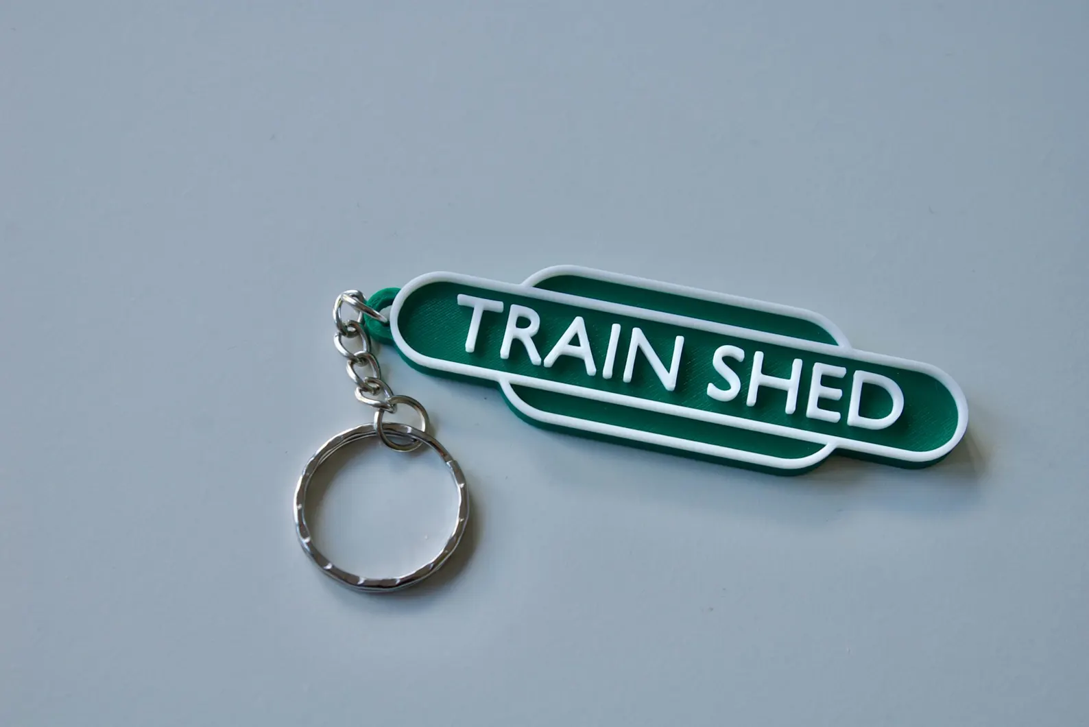 British Rail Totem style keychain