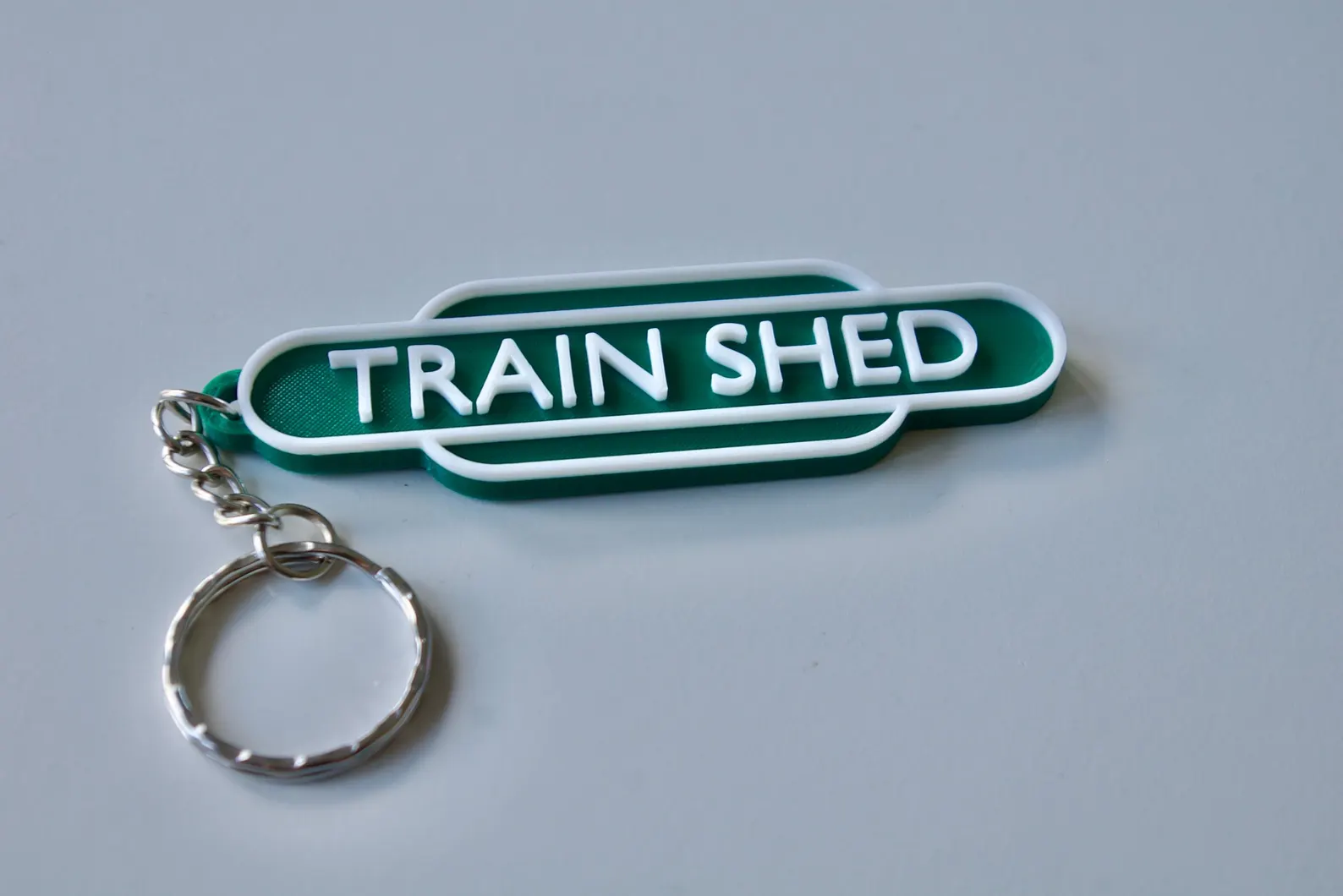 British Rail Totem style keychain