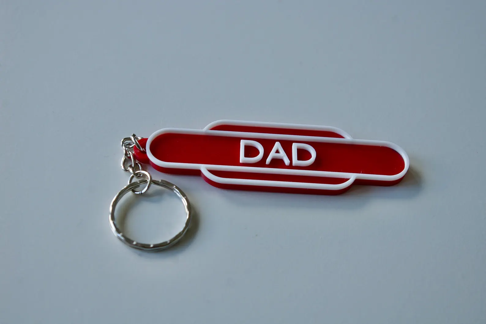 British Rail Totem style keychain