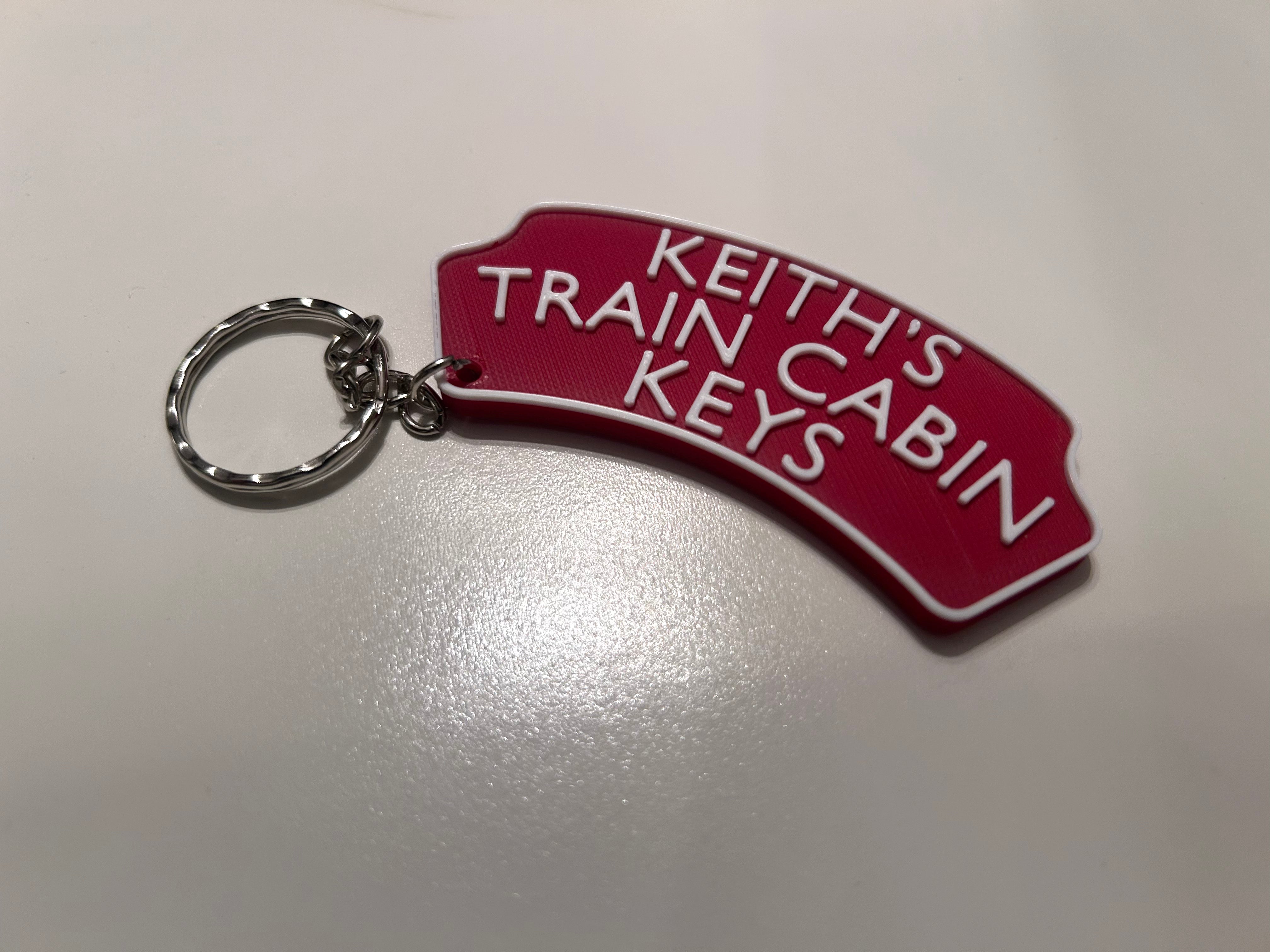 3 line Headboard Keychain – Make Railways