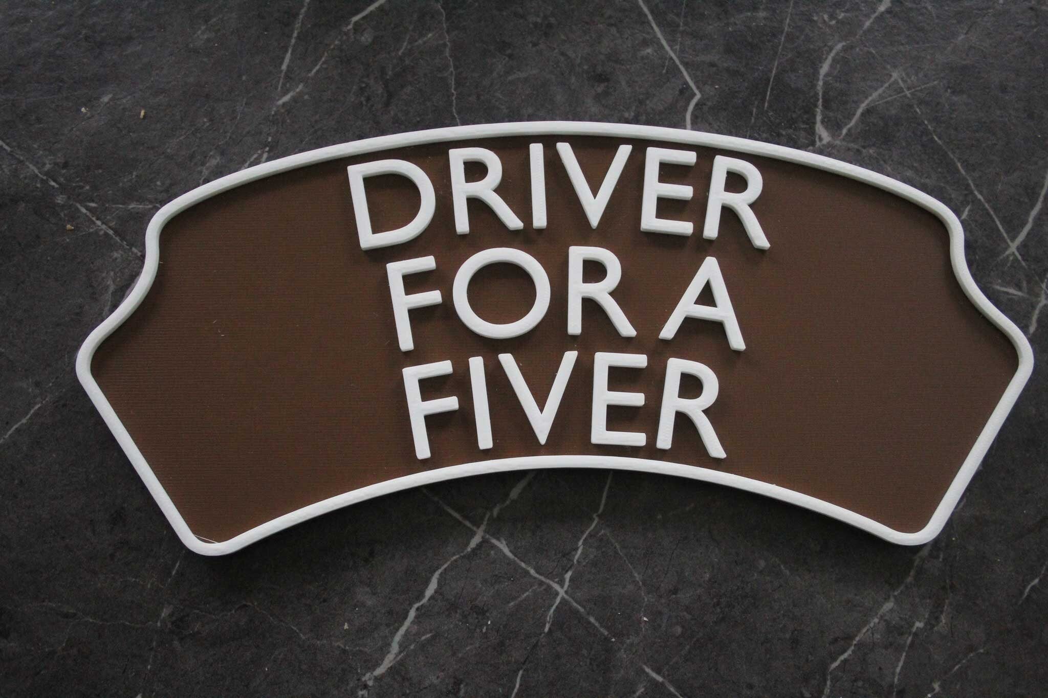 Personalised 3d printed Train headboard door plaque sign – add three lines of text, choose your colours, a must for any train enthusiast