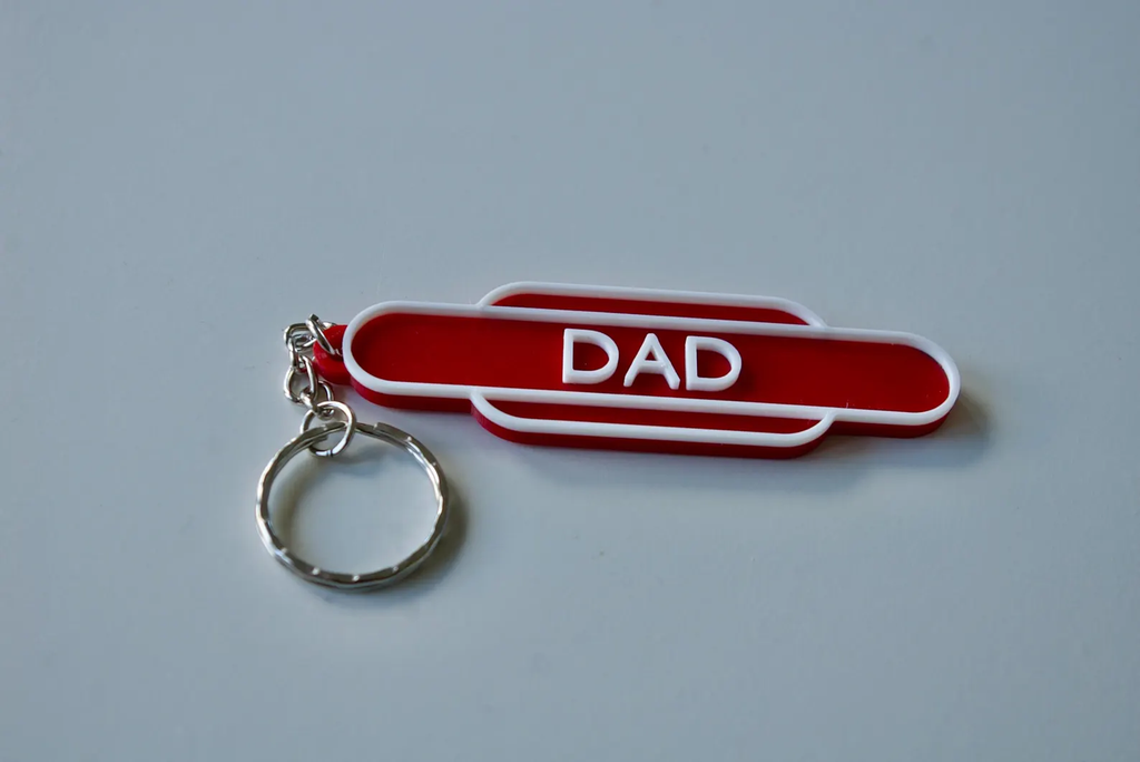 British Rail Totem style keychain